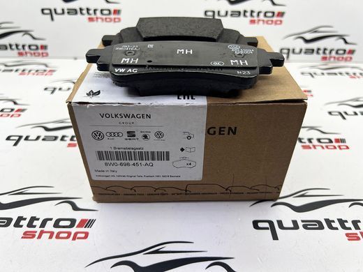 Колодки задні гальмові Audi A4 B9/ A5 B9/ RS5 B9 8W0698451AQ, 8W0 698 451 AQ фото