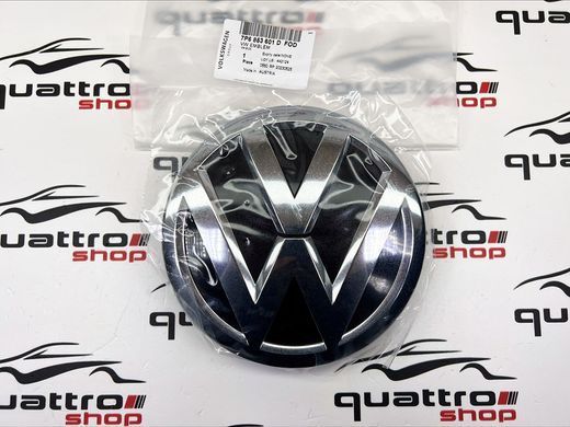 Знак (емблема) в решітку радіатора VW Touareg 2 7P6853601DFOD, 7P6 853 601 DFOD фото