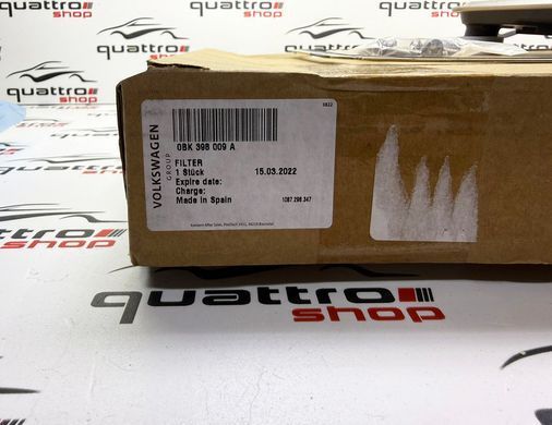 Фільтр коробки передач з прокладками Audi A4 B8/A5 B8/A6 C7/A7 C7/A8 D4/Q5 0BK398009A, 0BK 398 009 A фото